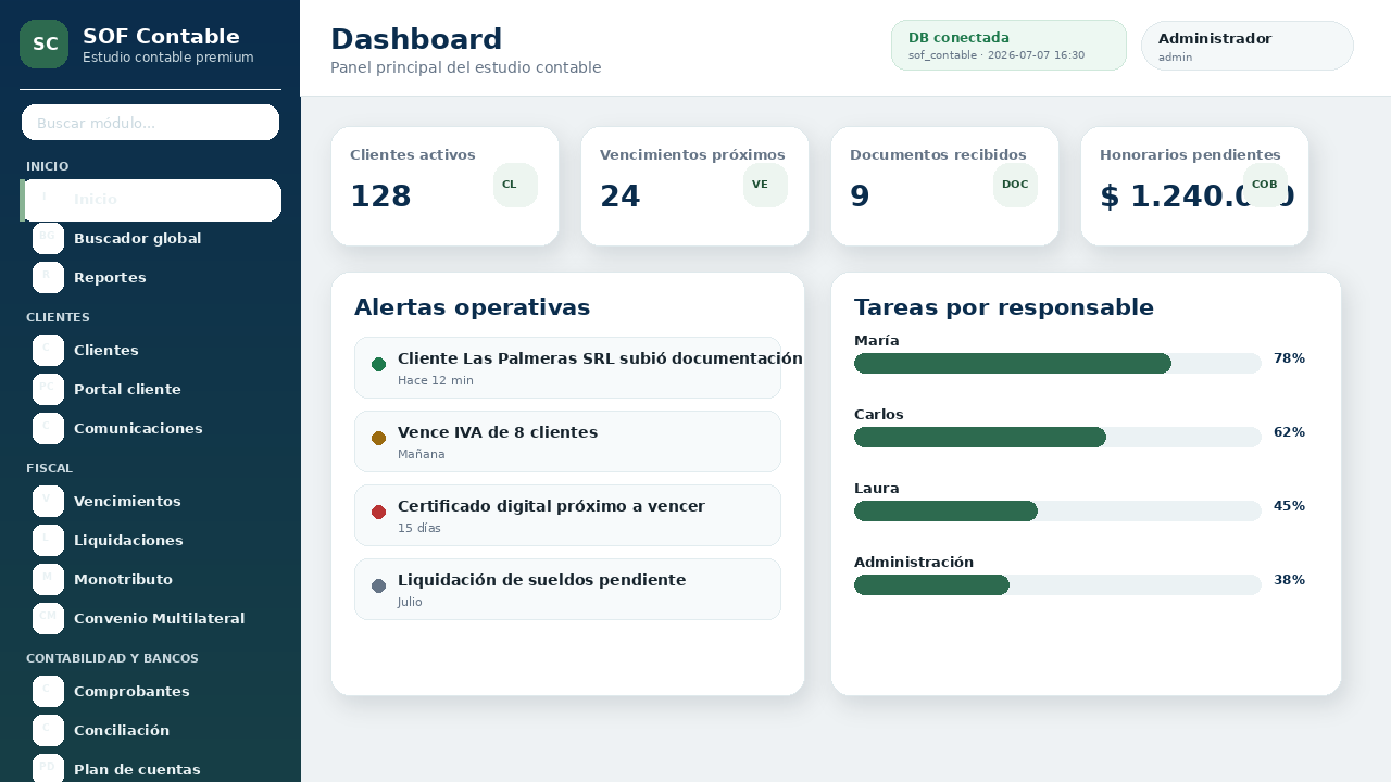 Captura 1 de Sistema Contable Premium