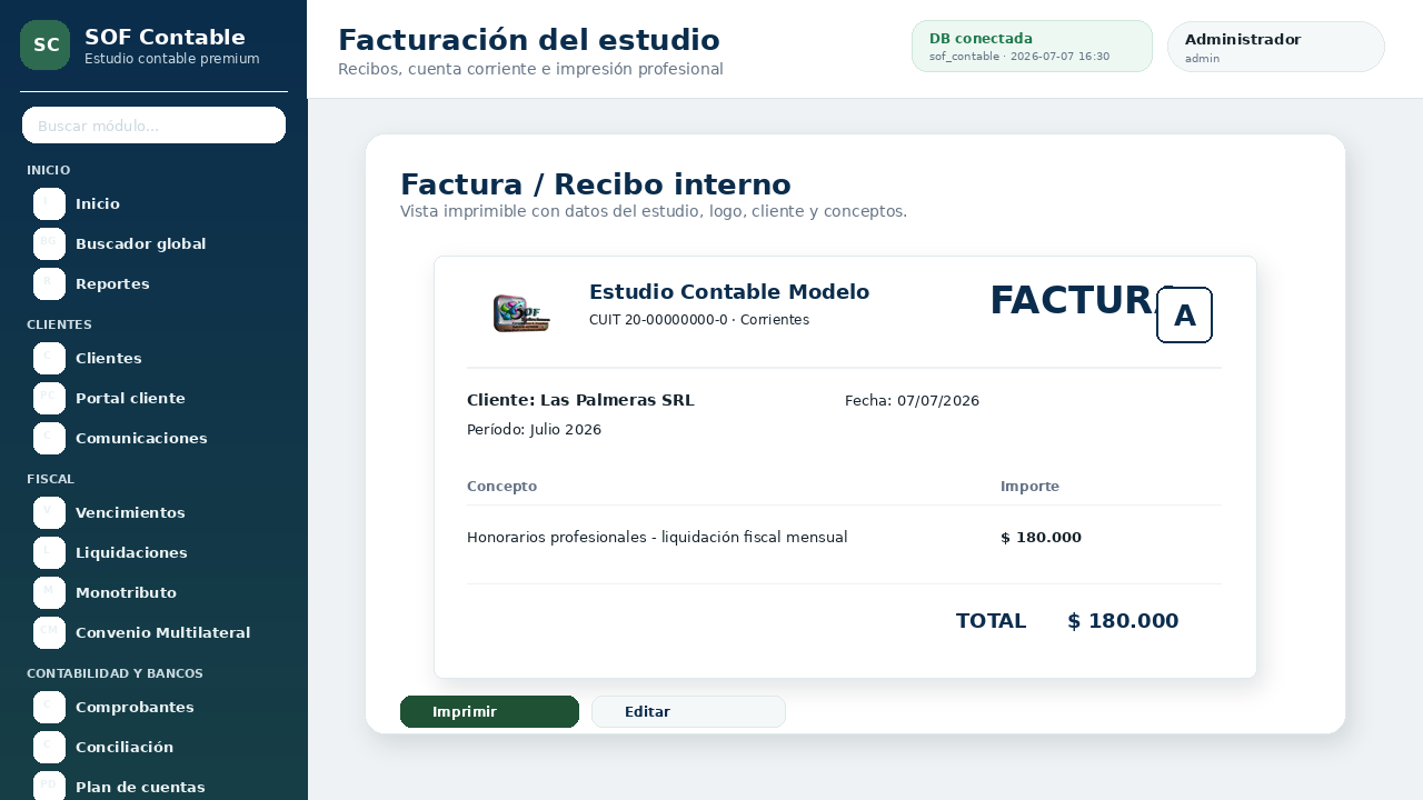 Captura 4 de Sistema Contable Premium