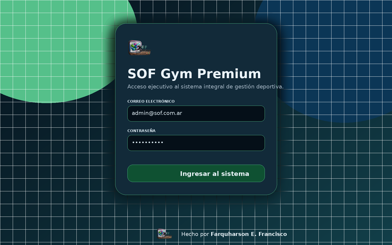 Captura 2 de Sistema Gym Premium