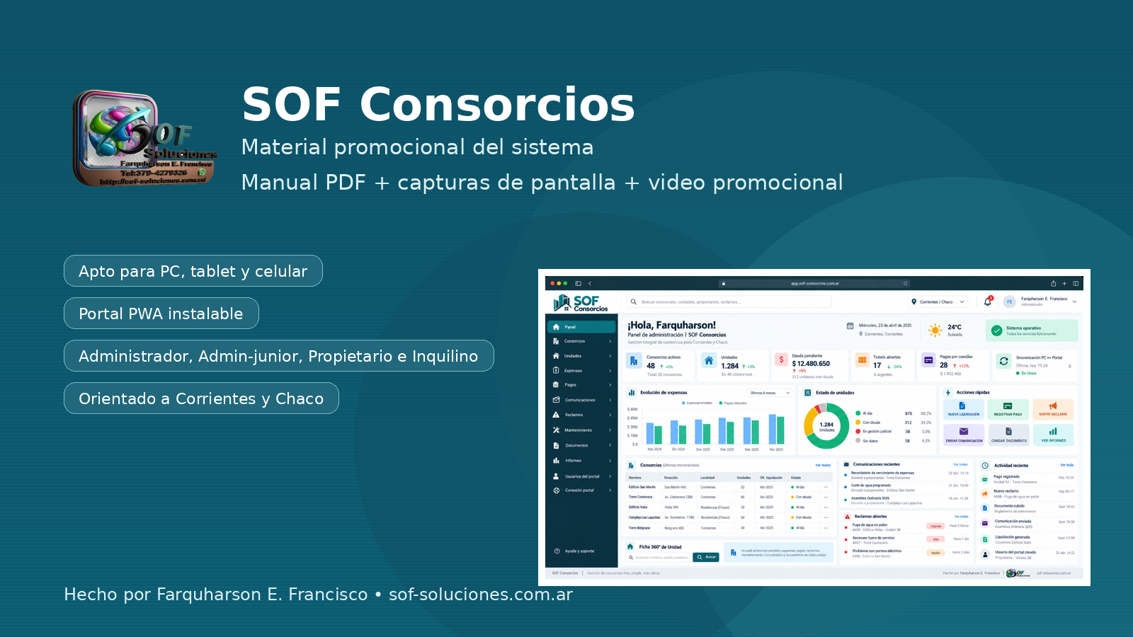 Captura principal de SOF Consorcios